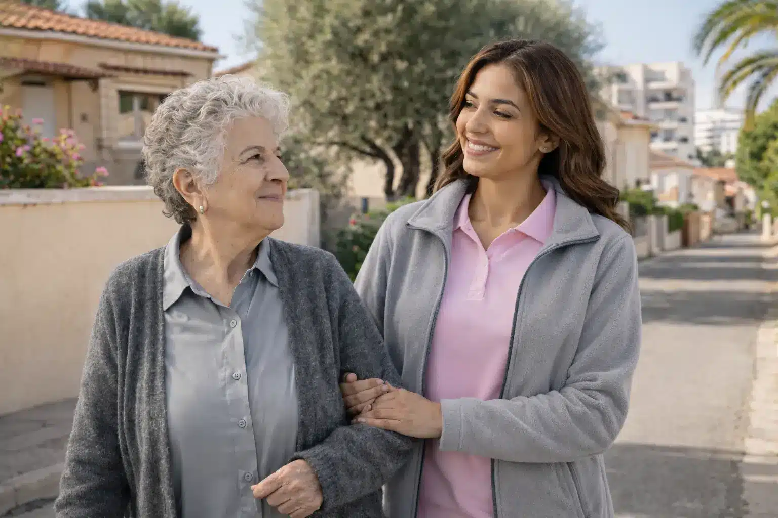 Accompagnement à domicile à Ollioules (83190) pour sorties et aide au quotidien