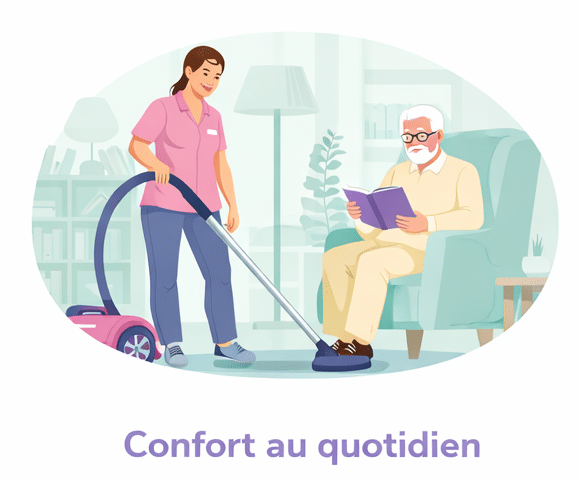 Aide à domicile pour le ménage et l’entretien du logement à Toulon