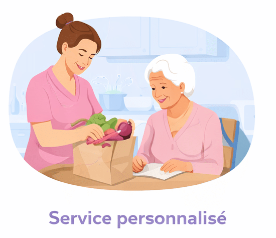 Service personnalisé d’aide à domicile à Toulon avec accompagnement pour les courses et le quotidien