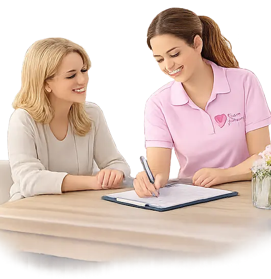 Femme de ménage à Toulon échangeant avec une cliente sur l’organisation des prestations