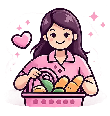 Illustration d’un service à la personne pour l’aide aux courses à domicile