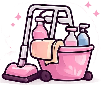 Illustration service à la personne pour le ménage et l’entretien du domicile